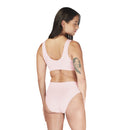 Carole Martin Full Freedom Front Closure wirefree Cotton Comfort Bra- Pink