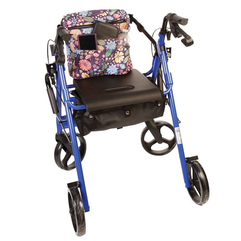 Multi Pocket Organizer 6-Fully-lined pockets For mobility aids: walkers, rollators, wheelchairs and scooters