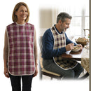 Adult Waterproof Bib | Extra Long Washable Bib with Full Lap Protection Style