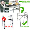Walker Tray with Non-Slip Grip Mat Style 5545