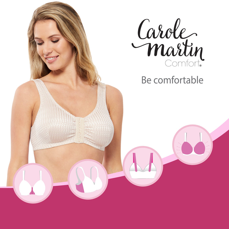Snap Front Bra - Wire Free Bras - Miles Kimball