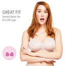 Carole Martin Full Freedom Front Closure wirefree Comfort Bra