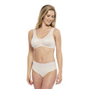 Carole Martin Full Freedom Front Closure Comfort Bra - Beige