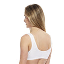 Carole Martin Full Freedom Front Closure Comfort Bra - White