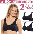 Carole Martin Full Freedom Front Closure wirefree Comfort Bra