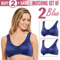Carole Martin Full Freedom Front Closure wirefree Comfort Bra