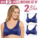 Carole Martin Full Freedom Front Closure wirefree Comfort Bra