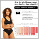 Seamless Padded Slip-On Crossover Comfort Bra