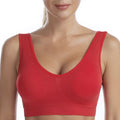 Slip-On Seamless Padded Bralette Comfort  Bra Style 7229