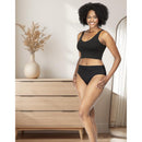 Crop Top with Integrated Sports Bra with Removable Pads  