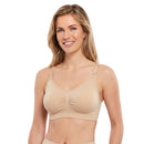 Wire-Free Padded Nursing Bra | Maternity by Carole Martin Style 7232 Beige