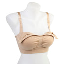 Wire-Free Padded Nursing Bra | Maternity by Carole Martin Style 7232 Beige