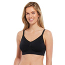 Wire-Free Padded Nursing Bra | Maternity by Carole Martin Style 7232 Black