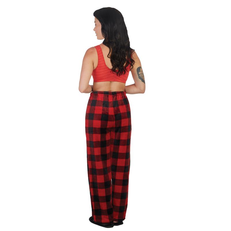 Buffalo Plaid Hooded Robe & PJ Pants – Cozy Family Christmas Set
