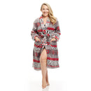 Buffalo Plaid Hooded Robe & PJ Pants – Cozy Family Christmas Set