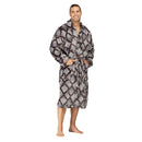 Men Bath Robe Soft Fleece Shawl Collar Style 9510