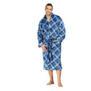 Men Bath Robe Soft Fleece Shawl Collar Style 9510