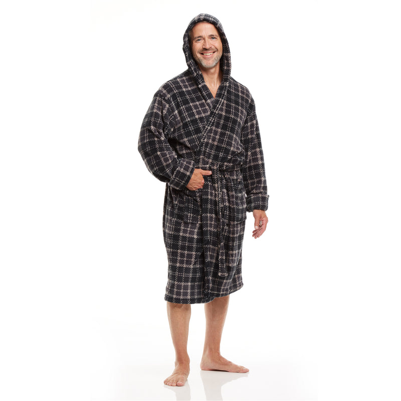 Men's Full Lenght Large Hooded Full Bath Robe