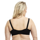 Plus Size Underwire Bra Front Closure Back Smoothing Seamless Cups