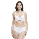 Soutien-gorge push-up à armatures avec couverture complète et bonnets rembourrés avec détails en dentelle