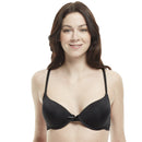 Soutien-gorge push-up à armatures avec couverture complète et bonnets rembourrés avec ailes en dentelle