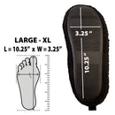 Large - XL Sherpa Scuff Slip-on Slippers Bench Brand Padded Non-skid Rubber Sole