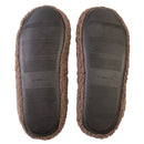 Taupe Sherpa Scuff Slip-on Slippers Bench Brand Padded Non-skid Rubber Sole