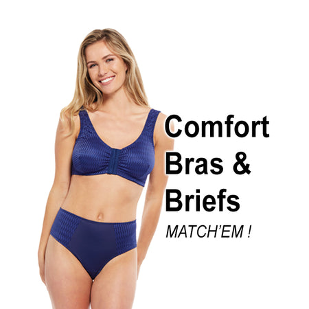 Wireless Padded Push-Up Comfort Bra with Plunge Neckline Movable Straps