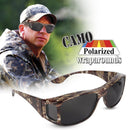 Lunettes de soleil polarisantes Camo enveloppantes Style N62131