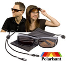 Lunettes de soleil polarisées ClearVision HD Fitovers Style N62139