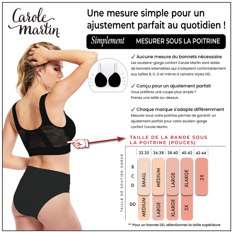 Soutien-gorge à maille respirant