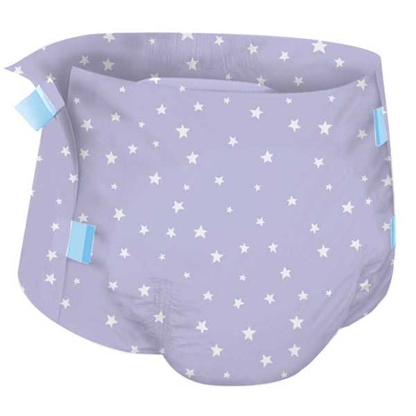 Maximum Absorbency Incontinence Adult Briefs - AM:PM Stars