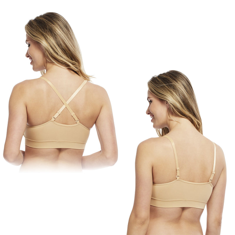 Monika-11 Women's 18 Hour Seamless Smoothing Full Coverage Bra Plus Size  Wire Free Push Up Breathable Padded Bras Bralette(Beige-3,Large) at   Women's Clothing store
