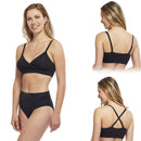 Seamless Padded Slip-On Crossover Comfort Bra