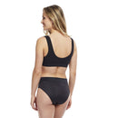 Carole Martin Full Freedom Front Closure Cotton Comfort Bra- Black