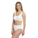 Carole Martin Slip-On Comfort Bra - White