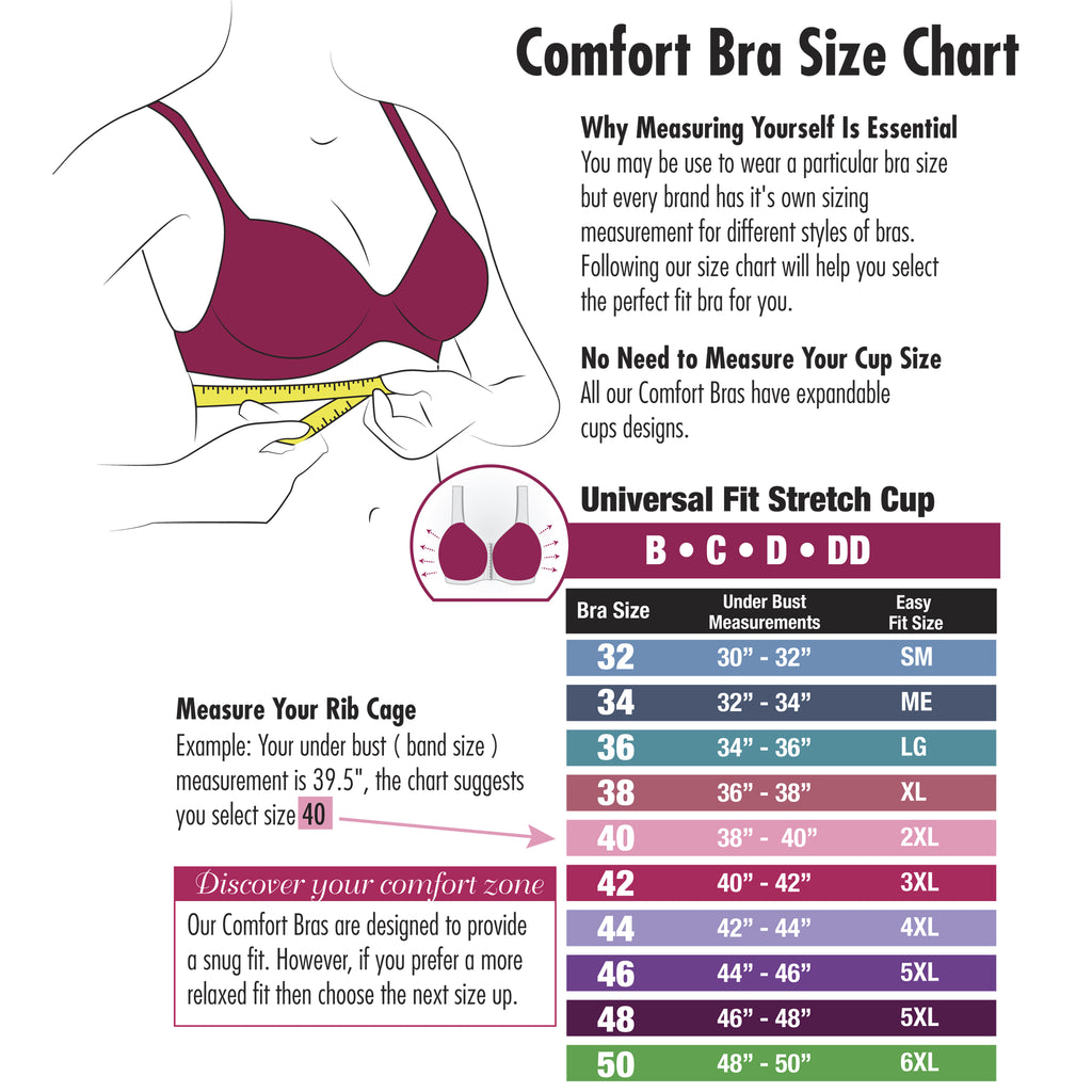 Wire Free for Average Size Figure Types in 40C Bra Size B Cup Sizes Nude  Brigette by Leading Lady Smoothing Bras
