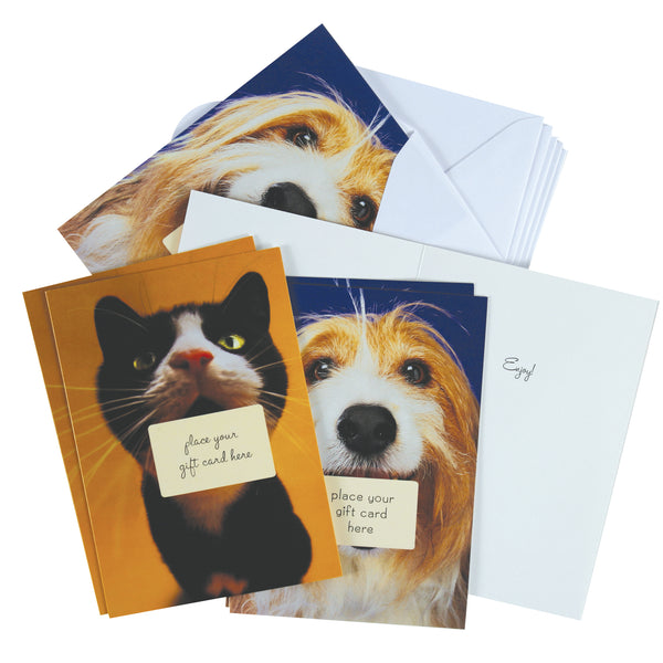 Cat and Dog Gift Card Holders